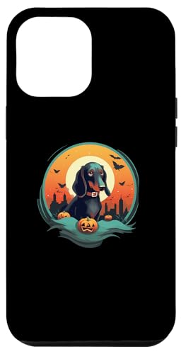 Hülle für iPhone 15 Pro Max Dackel-Hund, Halloween, Liebeshunde von Logiamerch Halloween