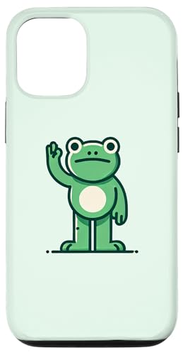 Hülle für iPhone 13 Kawaii-Frosch, Liebesfrösche von Logiamerch Kawaii