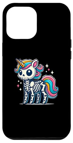 Hülle für iPhone 15 Plus Kawaii Einhorn Skelett Halloween Liebe Einhörner von Logiamerch Kawaii