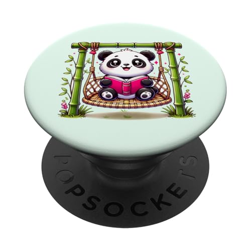 Kawaii Panda Bär, Liebe süße Pandas PopSockets mit austauschbarem PopGrip von Logiamerch Kawaii