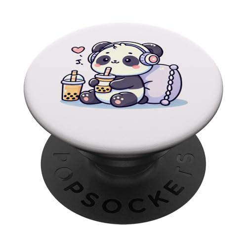 Kawaii Panda Bär, Love Pandas PopSockets mit austauschbarem PopGrip von Logiamerch Kawaii