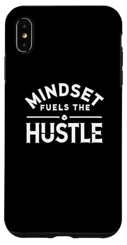 Hülle für iPhone XS Max Motivierendes Zitat, Mindset Fuels the Hustle, Success von Logiamerch Mindset