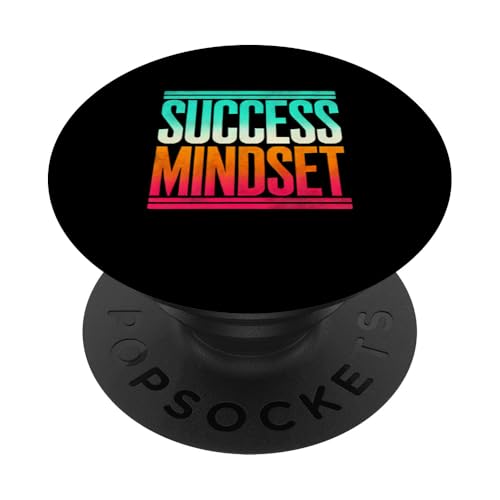 Motivierendes Zitat, Success is a Mindset, inspirierend PopSockets Klebender PopGrip von Logiamerch Mindset