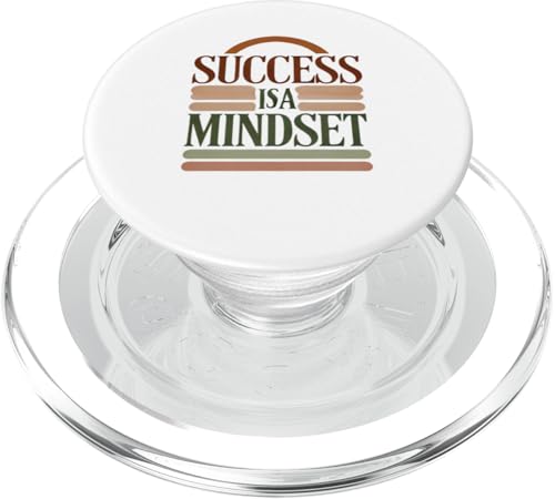 Motivierendes Zitat, Success is a Mindset, inspirierend PopSockets PopGrip für MagSafe von Logiamerch Mindset