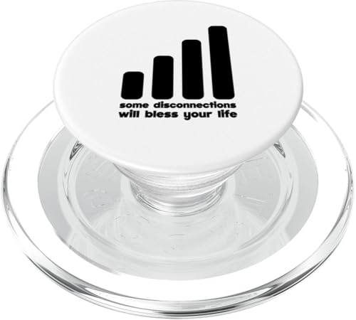 Postitiver Spruch, Some Connections will Bless Your Life PopSockets PopGrip für MagSafe von Logiamerch Motivational