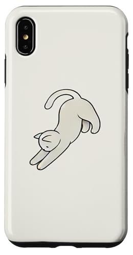 Hülle für iPhone XS Max Katze Yoga Pose Minimal Style, Love Cats von Logiamerch Yoga