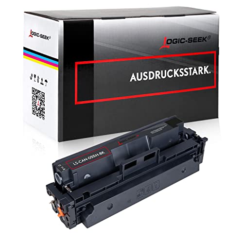 Logic-Seek Toner kompatibel mit Canon 055H 055 für i-SENSYS MF744Cdw MF742Cdw LBP663Cdw MF746Cx LBP664Cx MF740C LBP660C, 7.600 Seiten Black von Logic-Seek