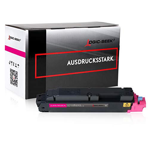 Logic-Seek Toner kompatibel mit TK-5150 für Kyocera Ecosys M6035 M6535 P6035 - Magenta 10.000 Seiten von Logic-Seek