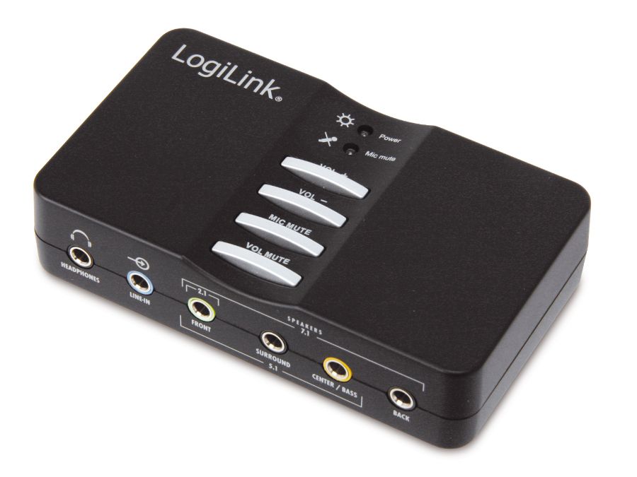 LOGILINK 7.1 Kanal USB 2.0-Soundbox UA0099 von Logilink