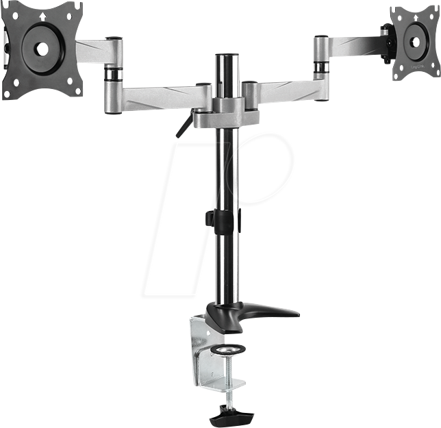 LOGILINK BP0077 - Monitor Halter, 2 Displays, 13'' - 27'', 342 mm, Tischmontage von Logilink