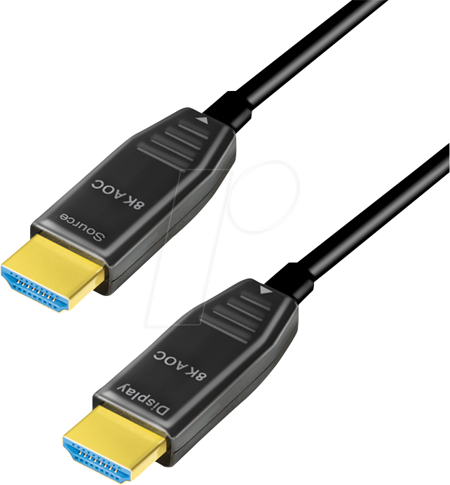 LOGILINK CHF0111 - HDMI-Kabel, A/M zu A/M, 8K/60 Hz, AOC, schwarz, 10 m von Logilink