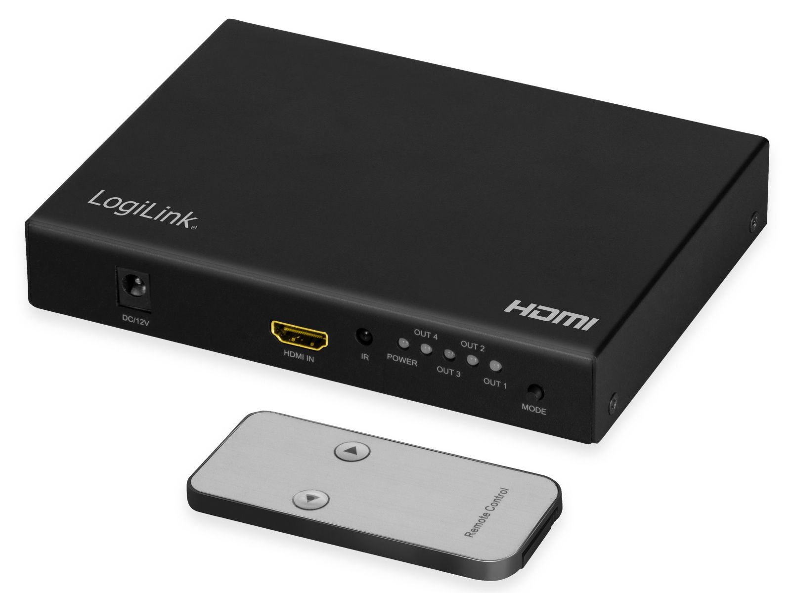 LOGILINK HDMI-Videowall Prozessor HD0054, 2x2-Port, 4K/60 Hz von Logilink
