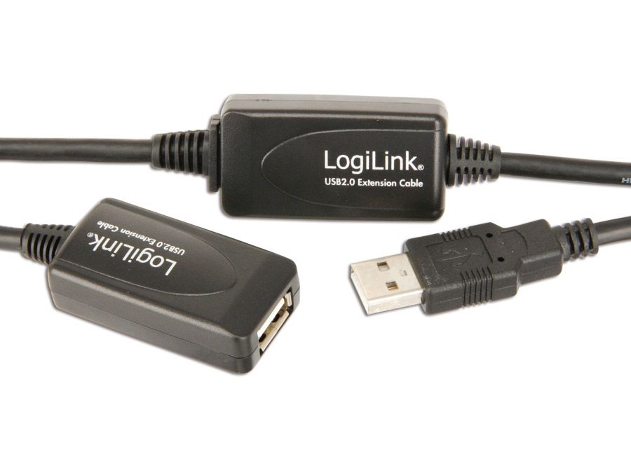 LOGILINK USB 2.0 Repeater-Kabel, 15 m von Logilink