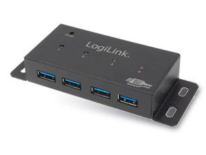 LOGILINK USB 3.0-Hub UA0149, 4-Port, Metall von Logilink