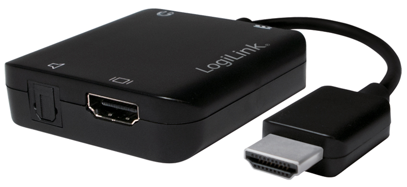 LogiLink 4K x 2K HDMI Audio Extraktor Konverter, schwarz von Logilink