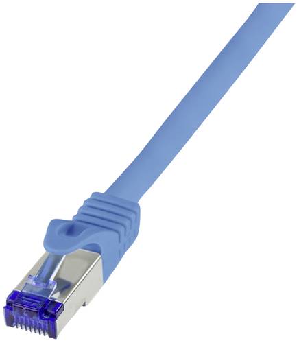 LogiLink C6A096S RJ45 CAT 6a S/FTP 10.00m Blau 1St. von Logilink