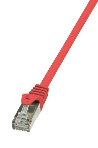 Logilink CP1024S CAT5e F/UTP Patch Kabel AWG26 rot 0,50m von Logilink