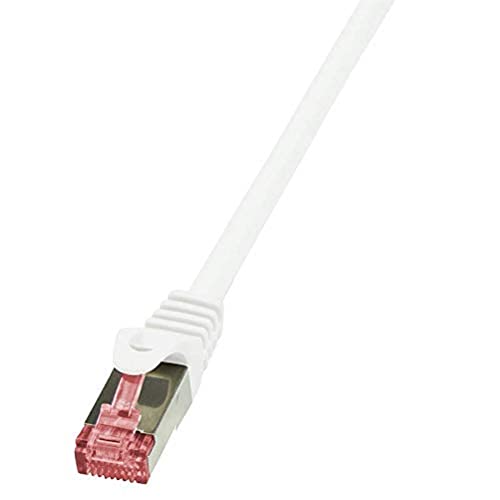 LogiLink CQ2041S Cat6 S/FTP Patch Kabel PrimeLine AWG27 PIMF LSZH weiß 1, 50m, 3 Stück von Logilink