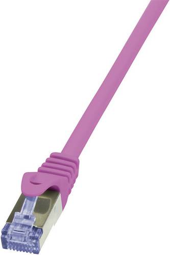 LogiLink CQ3079S RJ45 Netzwerkkabel, Patchkabel CAT 6a S/FTP 5.00m Pink Flammwidrig, mit Rastnasensc LogiLink CQ3079S RJ45 Netzwerkkabel, Patchkabel CAT 6a S/FTP 5.00m Pink Flammwidrig, mit Rastnasensc von Logilink