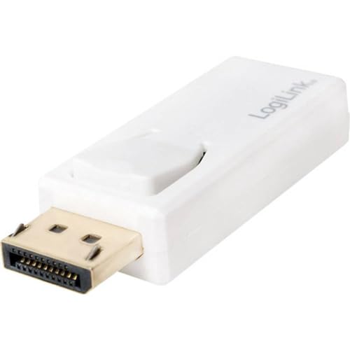 LogiLink CV0100 DisplayPort/HDMI Adapter [1x DisplayPort Stecker - 1x HDMI-Buchse] Weiß von Logilink