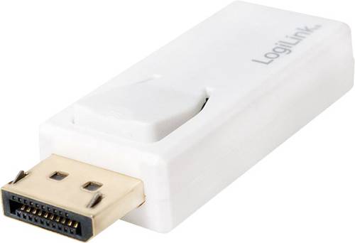 LogiLink CV0100 DisplayPort / HDMI Adapter [1x DisplayPort Stecker - 1x HDMI-Buchse] Weiß von Logilink