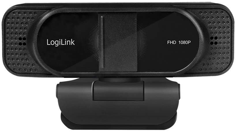 LogiLink Full-HD-USB-Webcam mit Dual-Mikrofon, schwarz von Logilink
