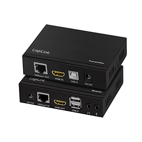 LogiLink HD0029 - HDMI-Extender-Set mit 6X USB, 100m, 4K/60 Hz von Logilink