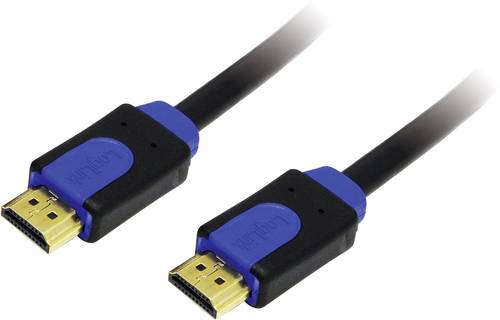 LogiLink HDMI Anschlusskabel HDMI-A Stecker, HDMI-A Stecker 10.00m Schwarz CHB1110 HDMI-Kabel von Logilink