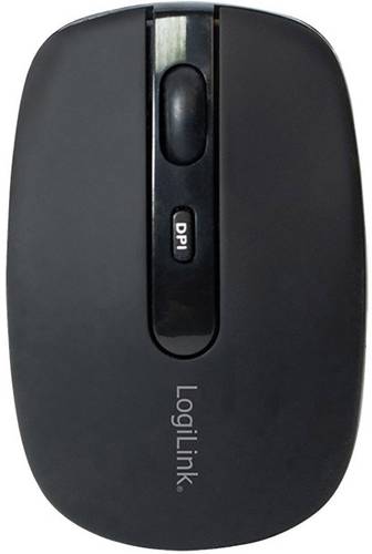 LogiLink ID0078A Maus Bluetooth® Optisch Schwarz 4 Tasten 1600 dpi von Logilink