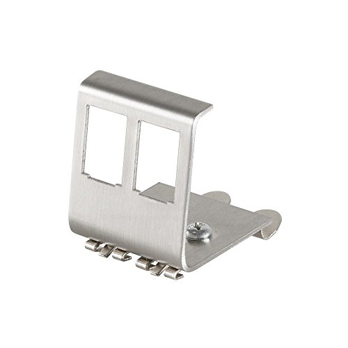 LogiLink MP0052 Hutschienen-Adapter für 2 Keystone Module, silber von Logilink