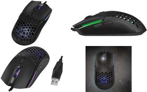 LogiLink Optische Gaming Maus, kabelgebunden, schwarz USB-A Anschluss, 5 Standard-Tasten + Scrollrad, - 1 St�ck (ID0208) von Logilink