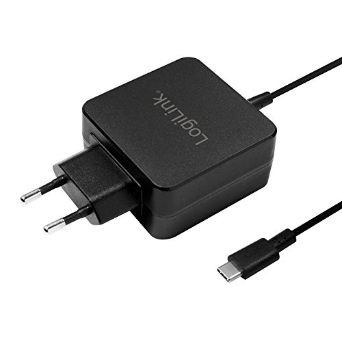 LogiLink PA0174 45W USB-C Netzteil mit Überstrom-, Überspannungs-, Überhitzungs- und Kurzschlussschutz Schwarz von Logilink