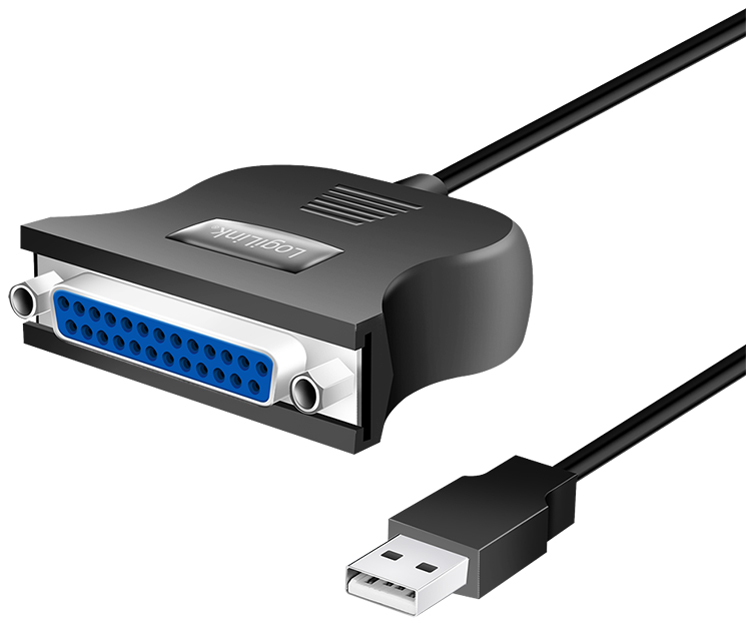 LogiLink USB 1.1 Druckerkabel, 25 Pol Sub-D, Länge: 1,8 m von Logilink