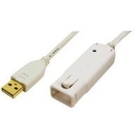 LogiLink USB 2.0 Verl�ngerungskabel, L�nge: 12,0 m USB-A Stecker auf USB-A Kupplung, Erweiterung auf bis zu (UA0092) von Logilink