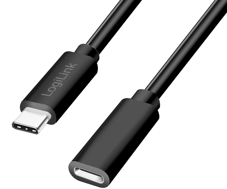 LogiLink USB 2.0 Verlängerungskabel, schwarz, 1,0 m von Logilink