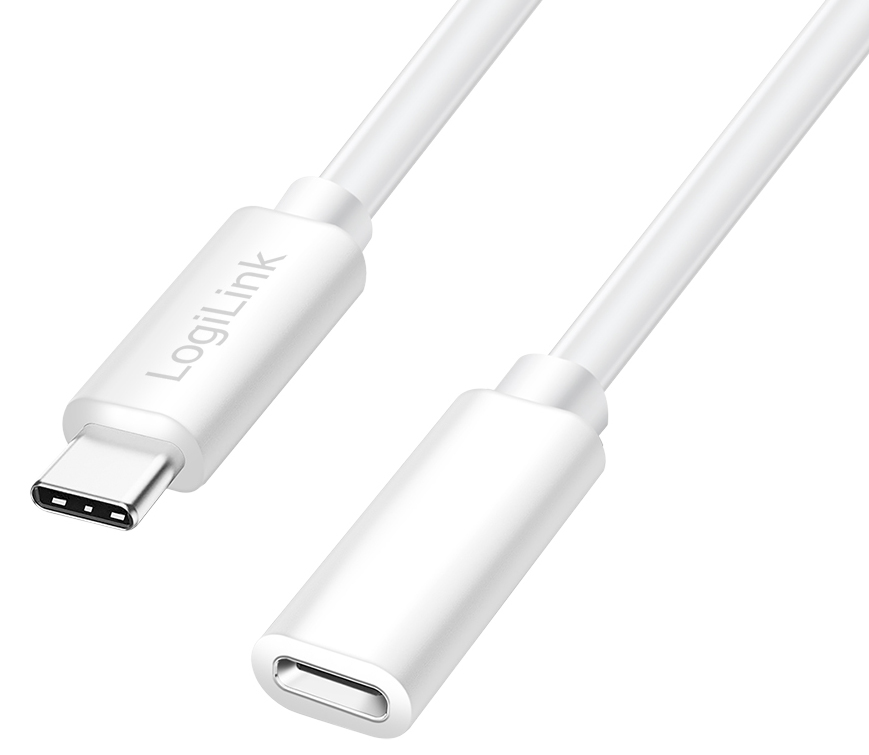 LogiLink USB 2.0 Verlängerungskabel, weiß, 1,0 m von Logilink