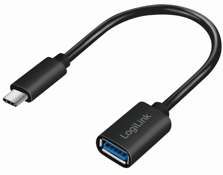 LogiLink USB 3.1 Adapterkabel, USB-C Stecker-USB-A Kupplung von Logilink