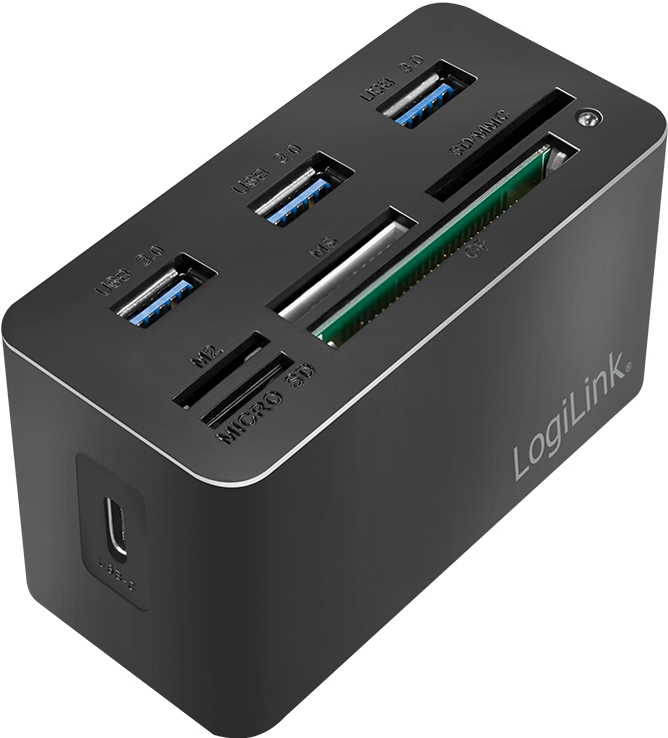 LogiLink USB 3.2 (Gen 1) Mini Docking Station, 8-Port von Logilink