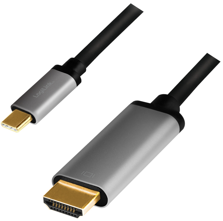 LogiLink USB Kabel, USB-C - HDMI-A Stecker, 1,8 m von Logilink