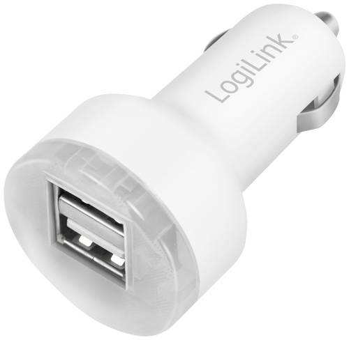 LogiLink USB-Ladegerät 10.5W KFZ Ausgangsstrom (max.) 2100mA Anzahl Ausgänge: 2 x USB-A von Logilink