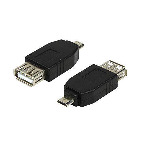 Logilink AU0029 USB Adapter, USB 2.0, Micro B Male zu USB A Female von Logilink