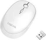 Logilink - Maus - optisch - kabellos - 2.4 GHz, Bluetooth 4.0 - kabelloser Empf�nger (USB) - wei� (ID0205) von Logilink