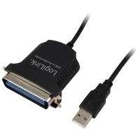 USB-Kabel LogiLink Parallel 1.80m schwarz (AU0003C) von Logilink