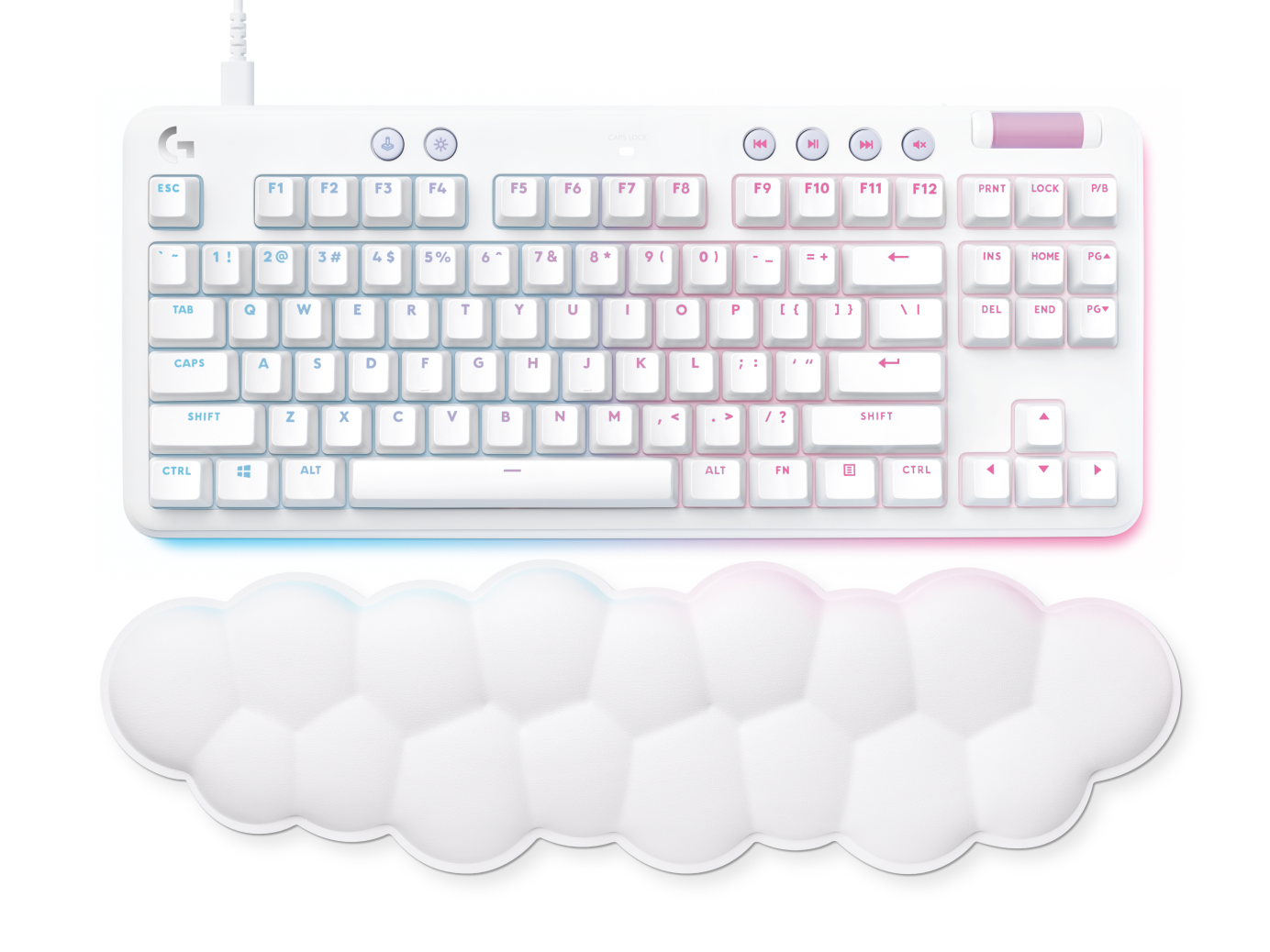 G713 Gaming-Tastatur - Weiß Deutsch (Qwertz) Tactile von Logitech G
