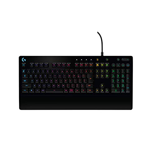 Logitech G G213 Prodigy Gaming Keyboard, LIGHTSYNC RGB, Mech-Dome-Tasten, Backenfest, Multimedia-Tasten, AZERTY-Layout, Belgisch – Schwarz von Logitech G