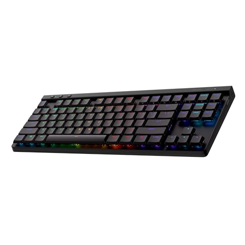 Logitech G G515 Lightspeed TKL Kabellose Tastatur (US INTL) (Blue | Tactile) - Schwarz von Logitech G