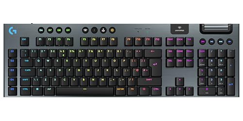 Logitech G G915 X Lightspeed Low-Profile Gaming Keyboard - US QWERTY-Layout - Schwarz von Logitech G