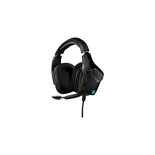 Logitech G635 kabelgebundenes Gaming-Headset mit LIGHTSYNC RGB, 7.1 Surround Sound, DTS Headphone:X 2.0, 50 mm Treiber, Bügelmikrofon mit Flip-Stummschaltung, PC/Xbox One/PS4/Nintendo Switch - Schwarz Logitech G635 kabelgebundenes Gaming-Headset mit LIGHTSYNC RGB, 7.1 Surround Sound, DTS Headphone:X 2.0, 50 mm Treiber, Bügelmikrofon mit Flip-Stummschaltung, PC/Xbox One/PS4/Nintendo Switch - Schwarz von Logitech G