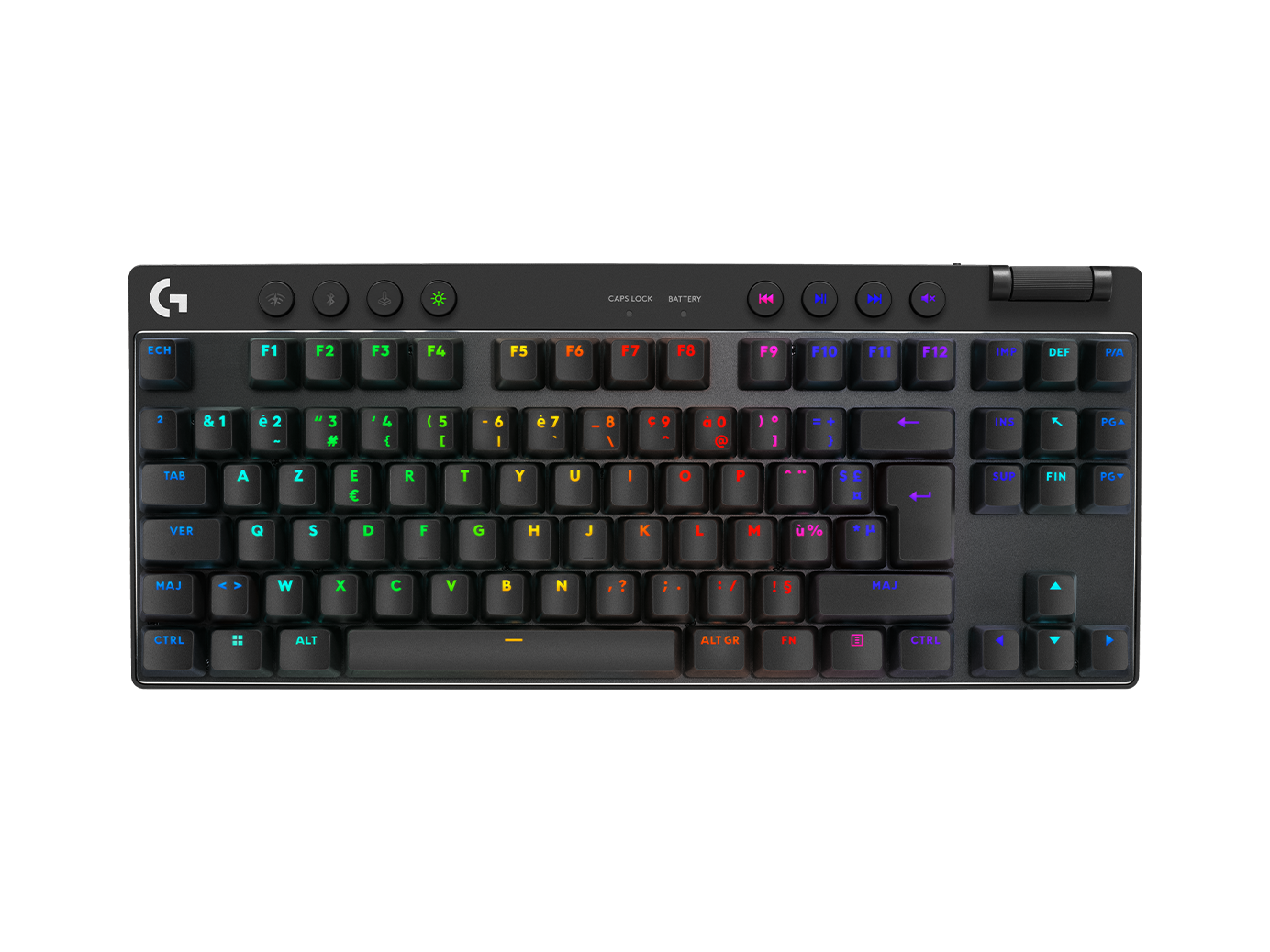 PRO X TKL LIGHTSPEED Gaming-Tastatur - Schwarz Français (Azerty) Tactile von Logitech G