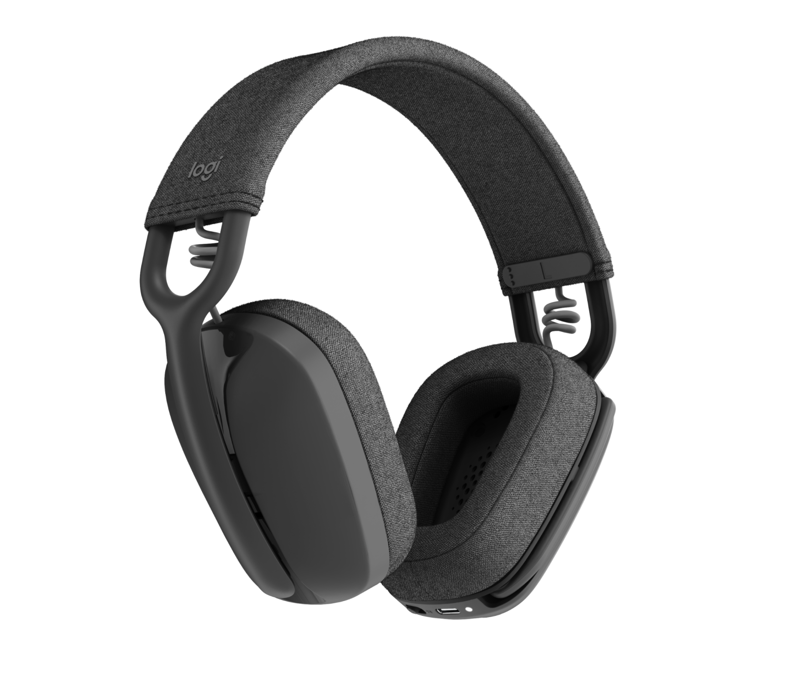 LOGITECH ZONE VIBE WIRELESS Over-the-Ear-Kopfhörer mit Bluetooth und USB-Empfänger – zertifiziert für Microsoft Teams und perfekt für hybrides Arbeiten - Grafit Zone Vibe Wireless (Teams-Version) von Logitech